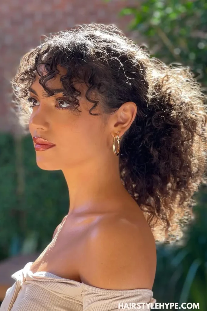 Curly High Ponytail