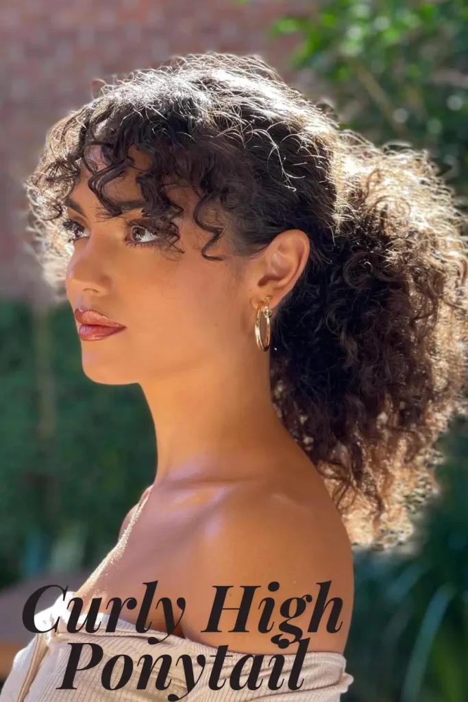 Curly High Ponytail
