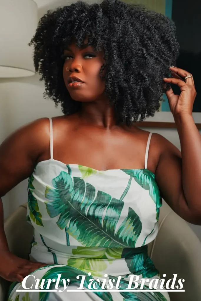  Curly Twist Braids