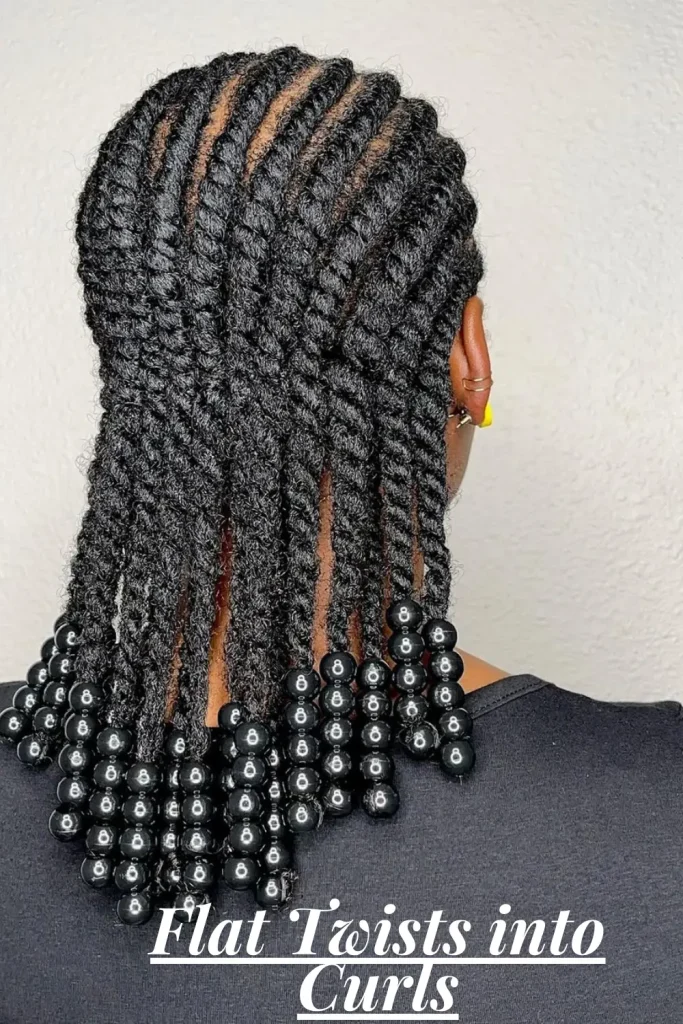 Flat Twists into Curls