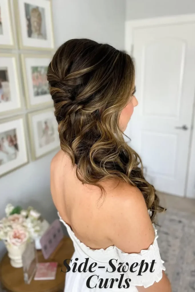 Side-Swept Curls