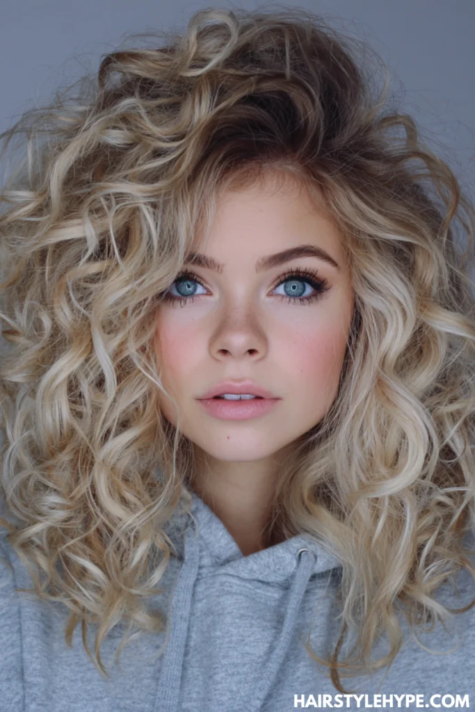 Big Loose Spiral Curls