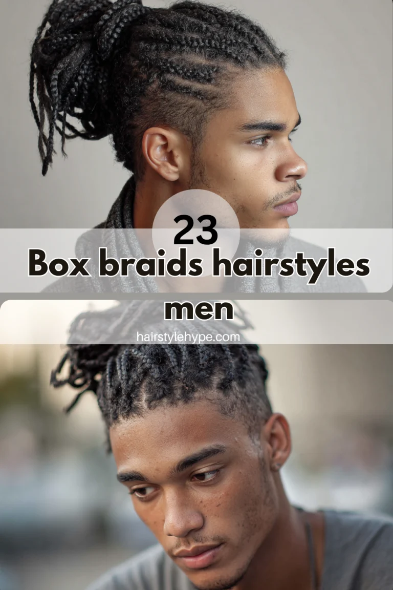 Box braids hairstyles men