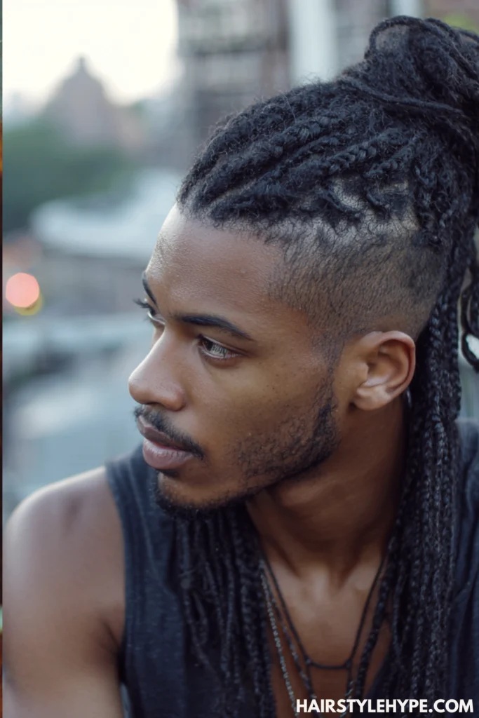 Box Braids with High Top