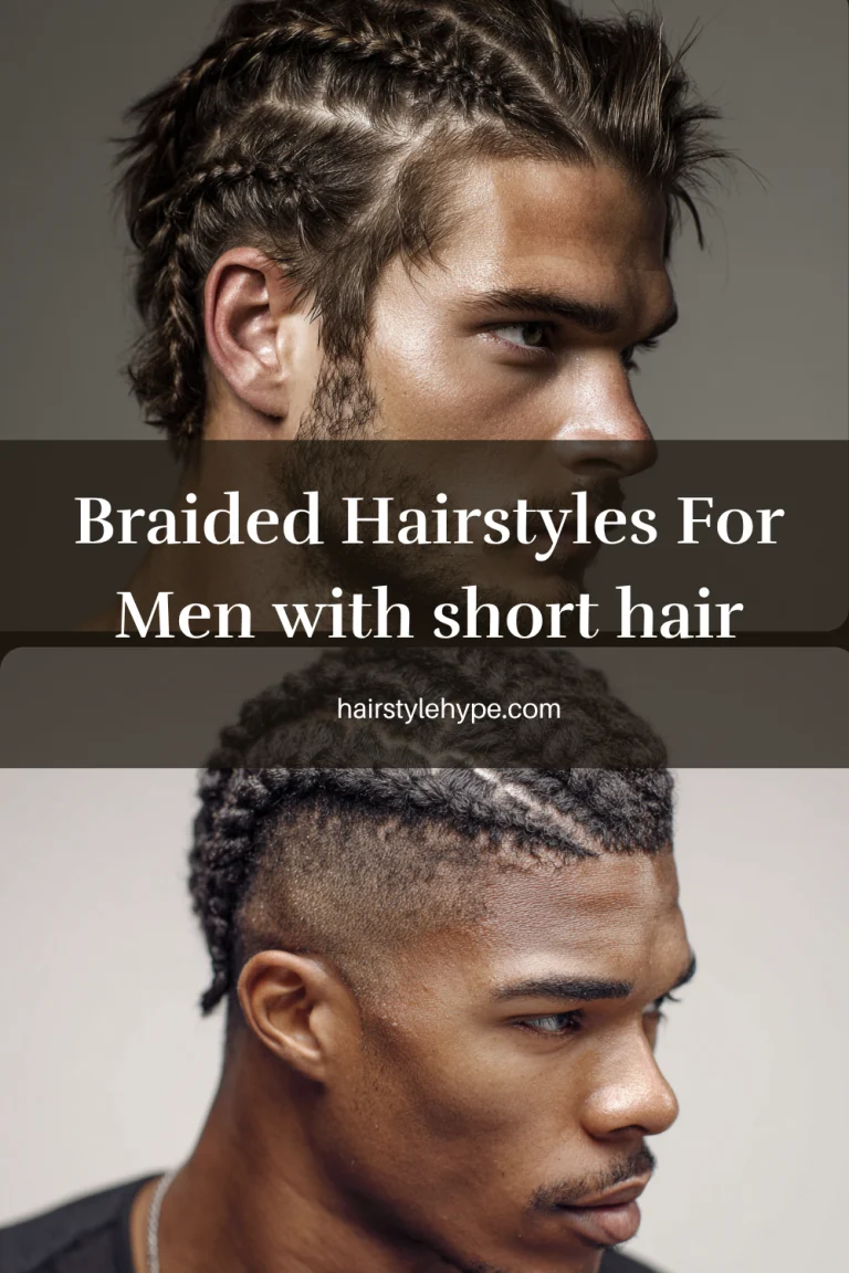 Braided Hairstyles For Men with short hair