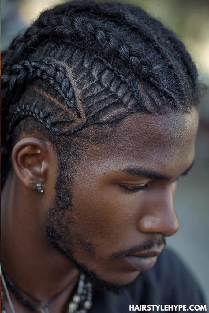Braids with Triangle Parts
