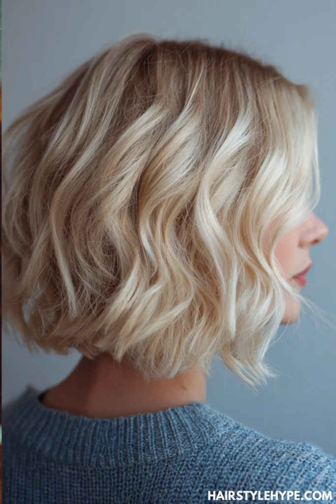Butter Blonde French Bob