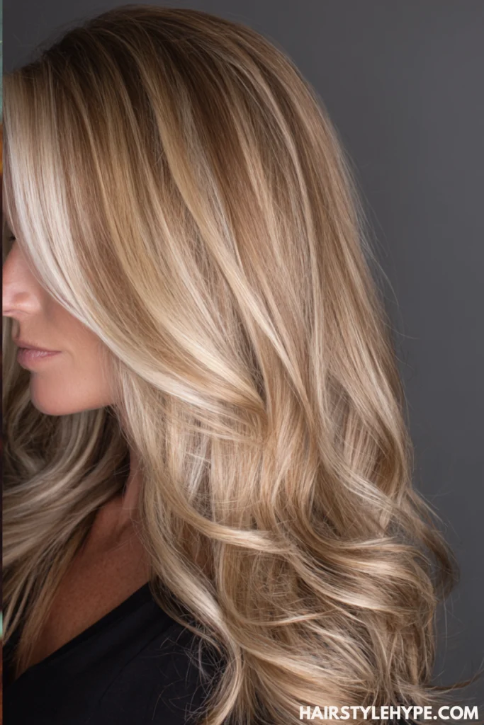 Butter Blonde Peekaboo Highlights