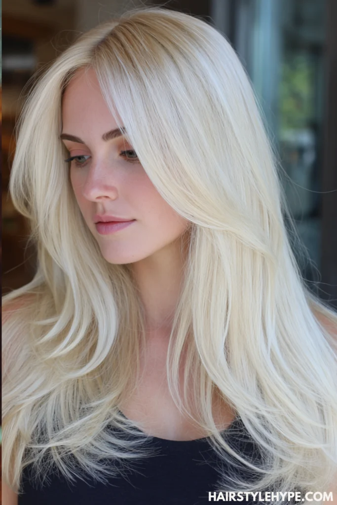 Butter Blonde on Long Layers