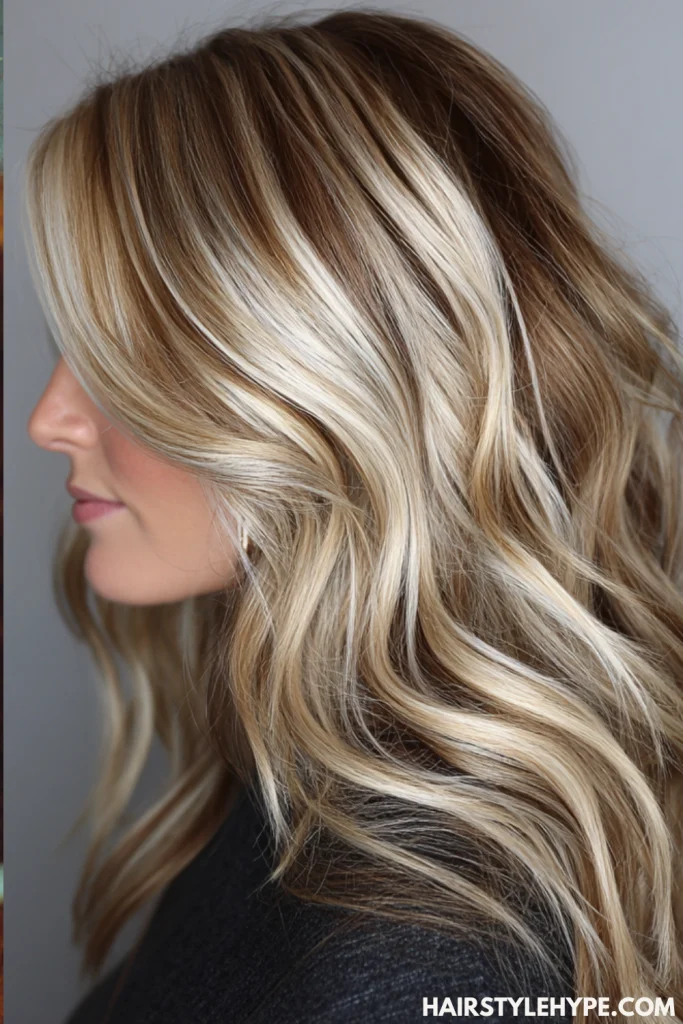 Chunky Butter Blonde Highlights