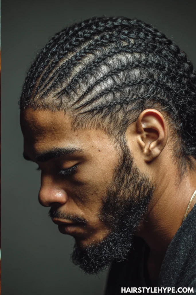 Classic Straight-Back Cornrows