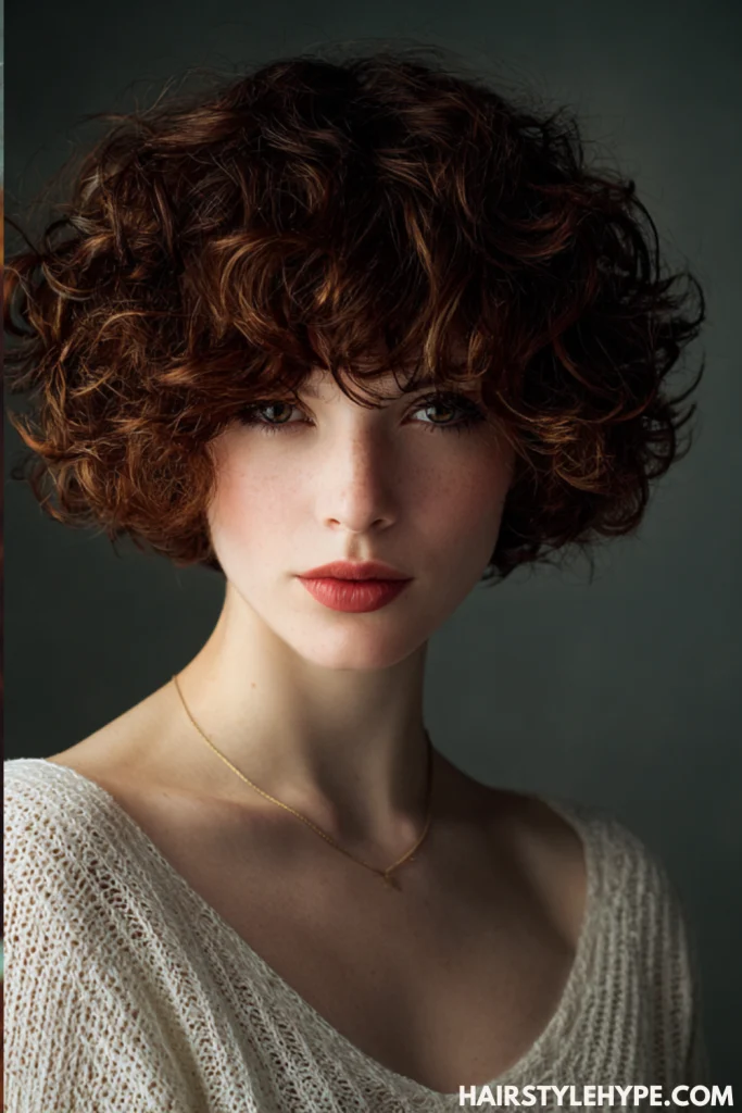 Curly Bob Wig