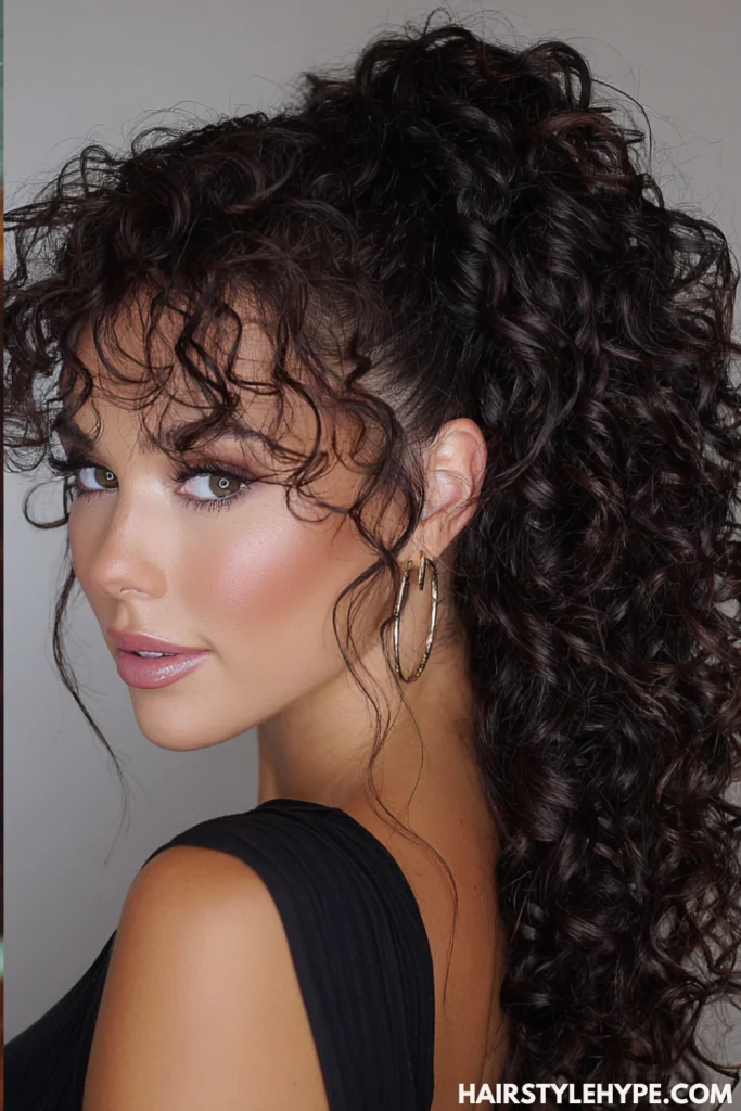 Curly High Ponytail