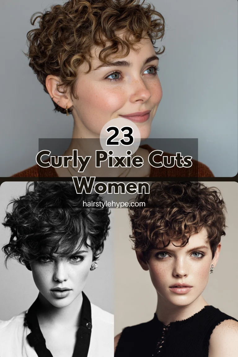 Curly Pixie Cuts Women