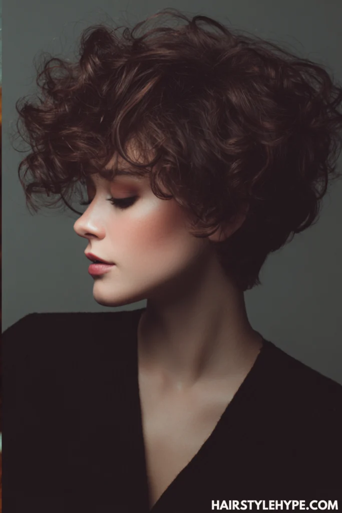 Curly Pixie Wig
