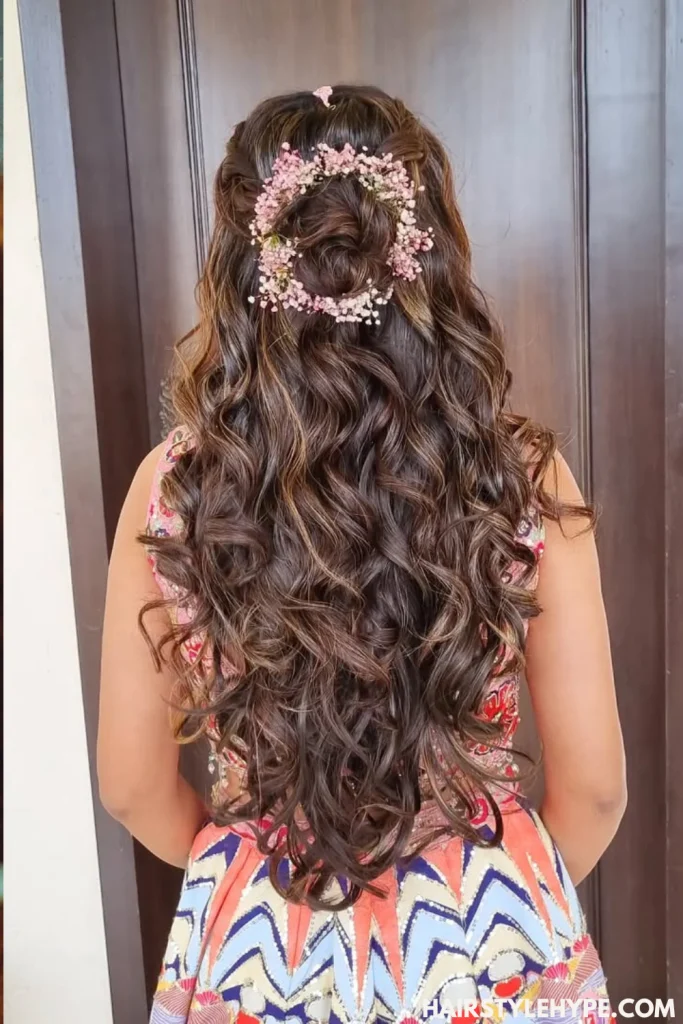 Curly Top Knot