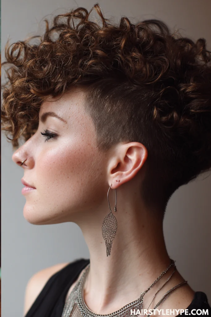 Curly Undercut