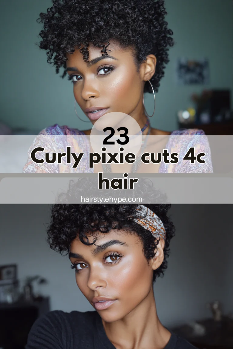 Curly pixie cuts 4c hair