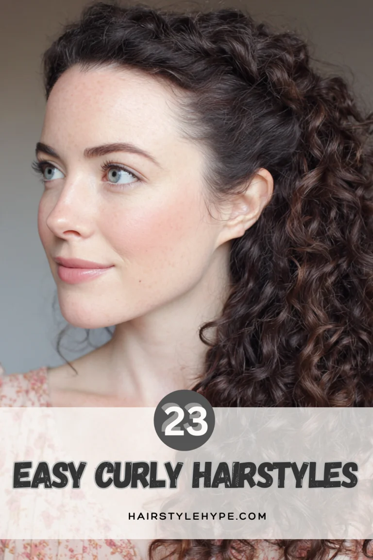 easy curly hairstyles