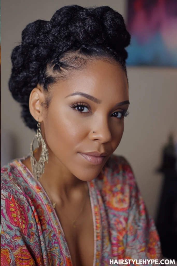 Flat Twist Updo