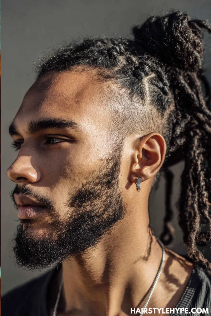 Half-Up, Half-Down Box Braids
