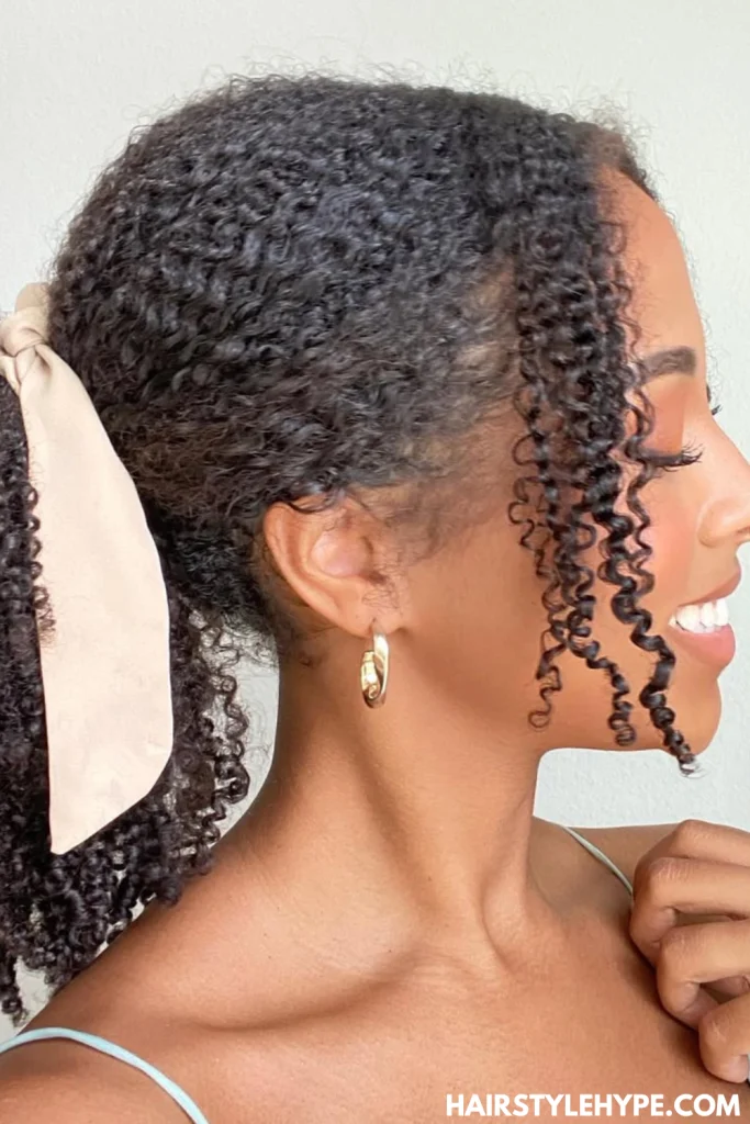 High Curly Puff