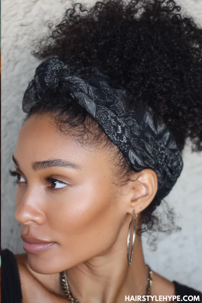 High Puff with Headband