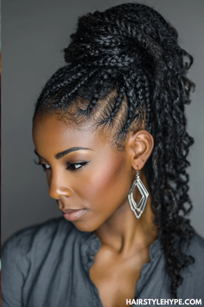 Half-Up Braids