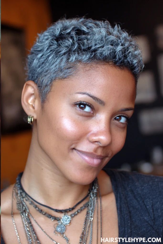 Kitty Cut for Relaxed Hair