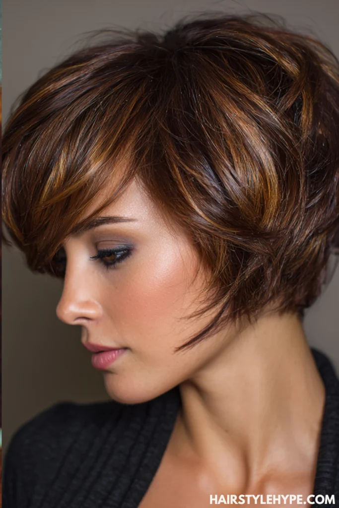 Kitty Cut with Subtle Highlights