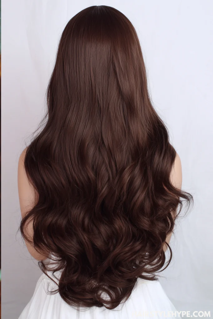 Middle Part Curly Wig