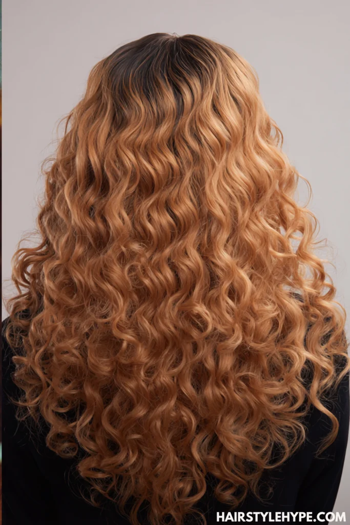 Ombre Curly Wig