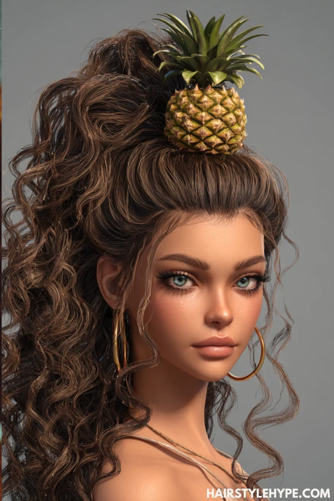 Pineapple Ponytail
