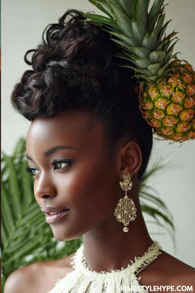 Pineapple Updo