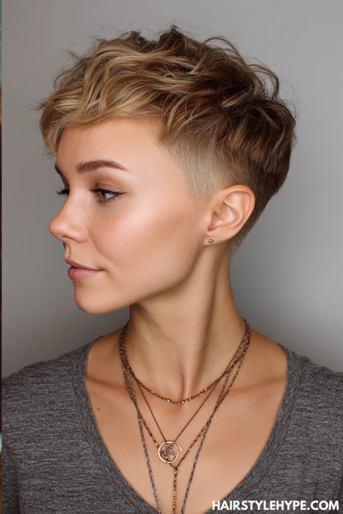 Pixie with Back Fade