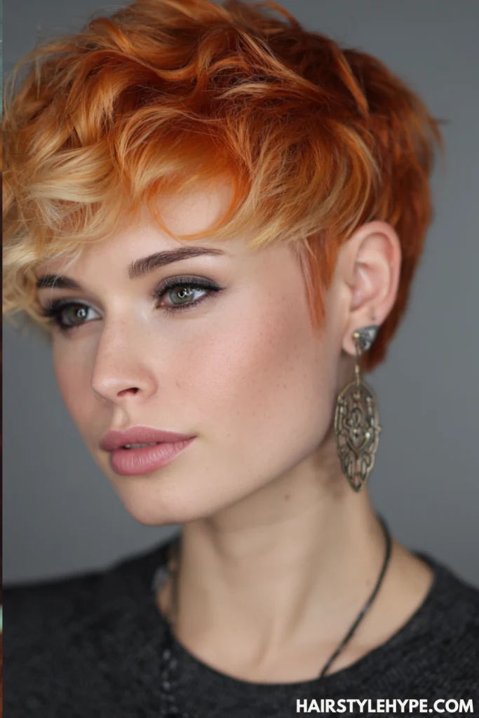 Pixie with Temple Fade