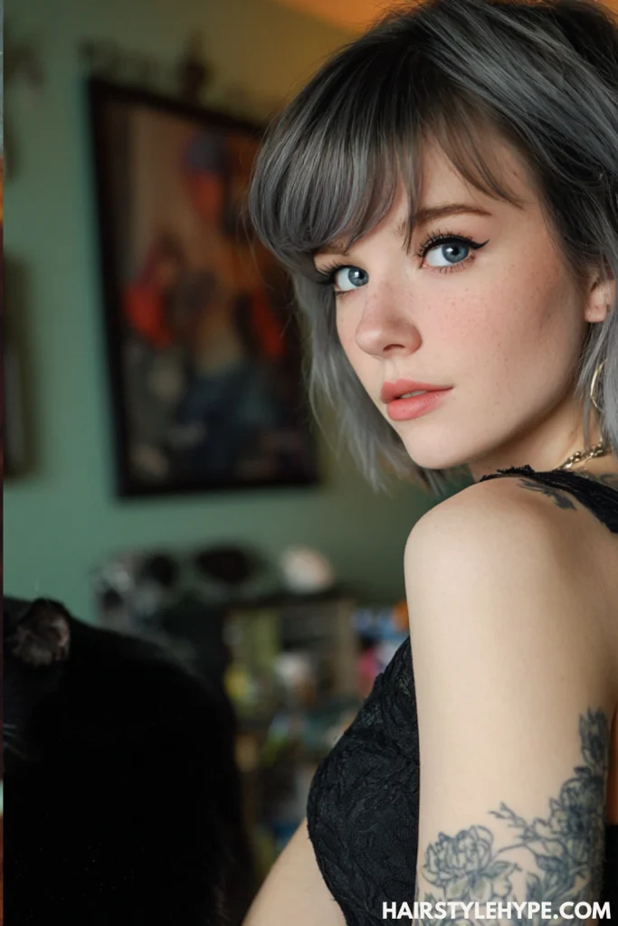 Retro-Inspired Kitty Cut
