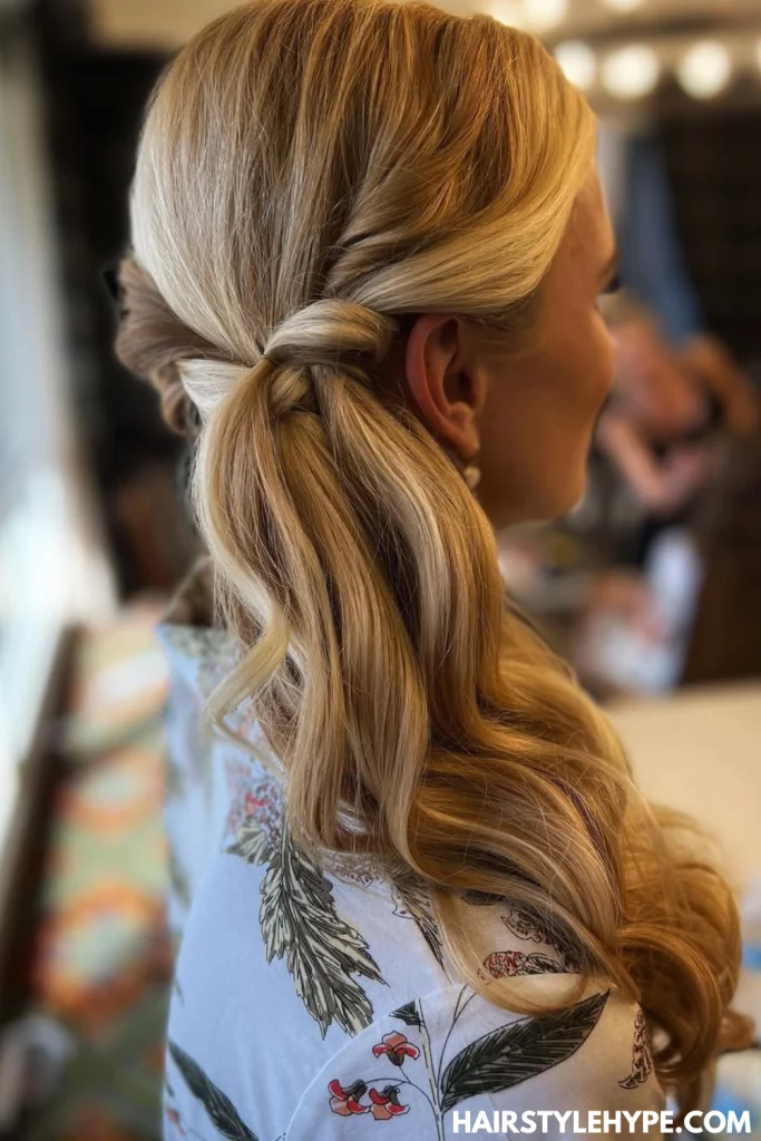 Side Ponytail with Volume