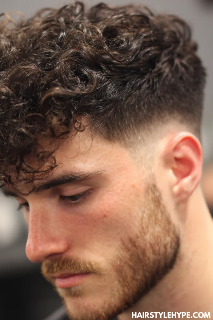 Taper Fade with Curls
