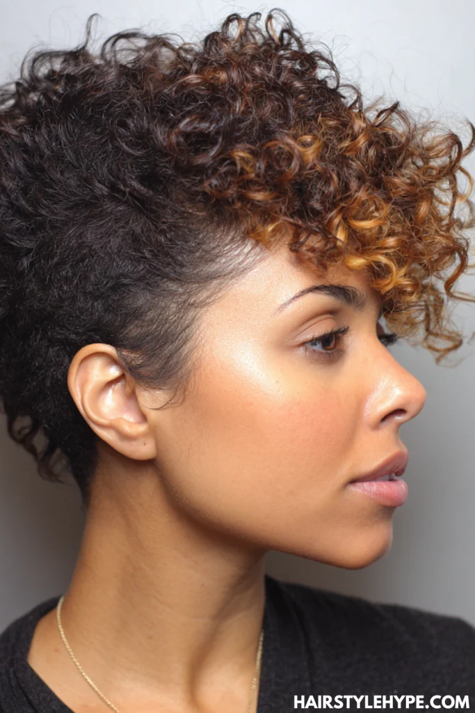Tapered Cut with Curls