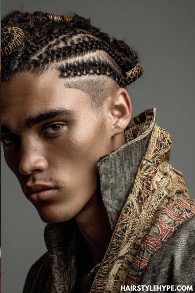 Tribal-Inspired Braids
