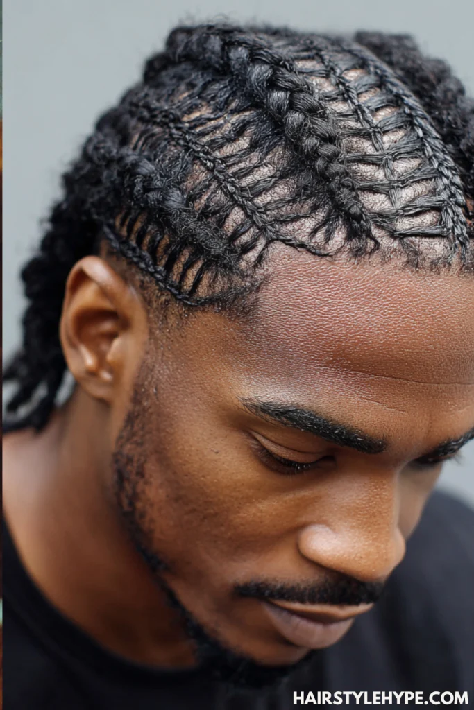Zig-Zag Part Braids