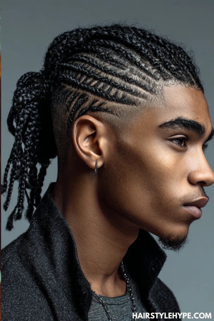 Zigzag-Part Box Braids