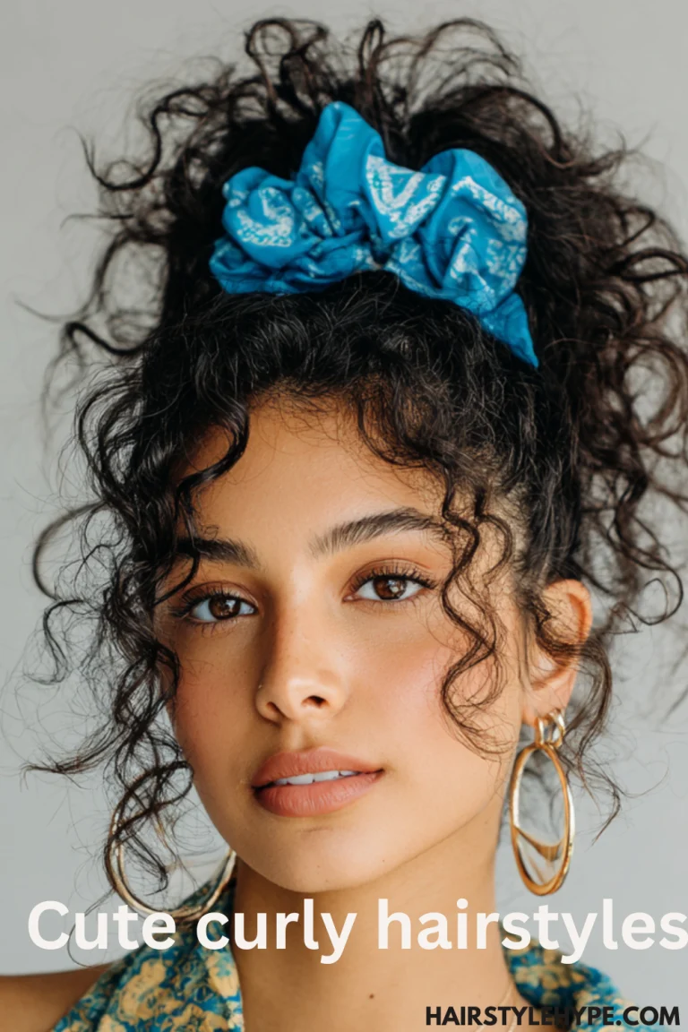 cute curly hairstyles