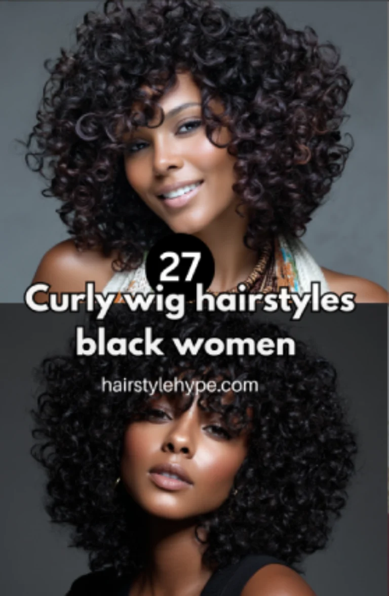 Curly wig hairstyles black women