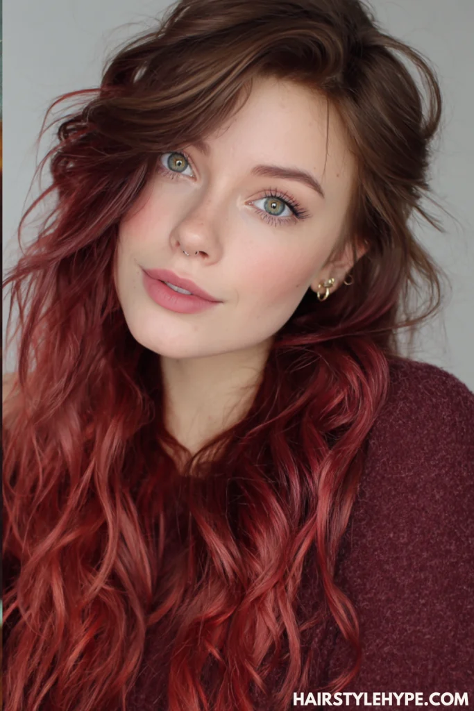 Ash Brown to Icy Blonde Ombre