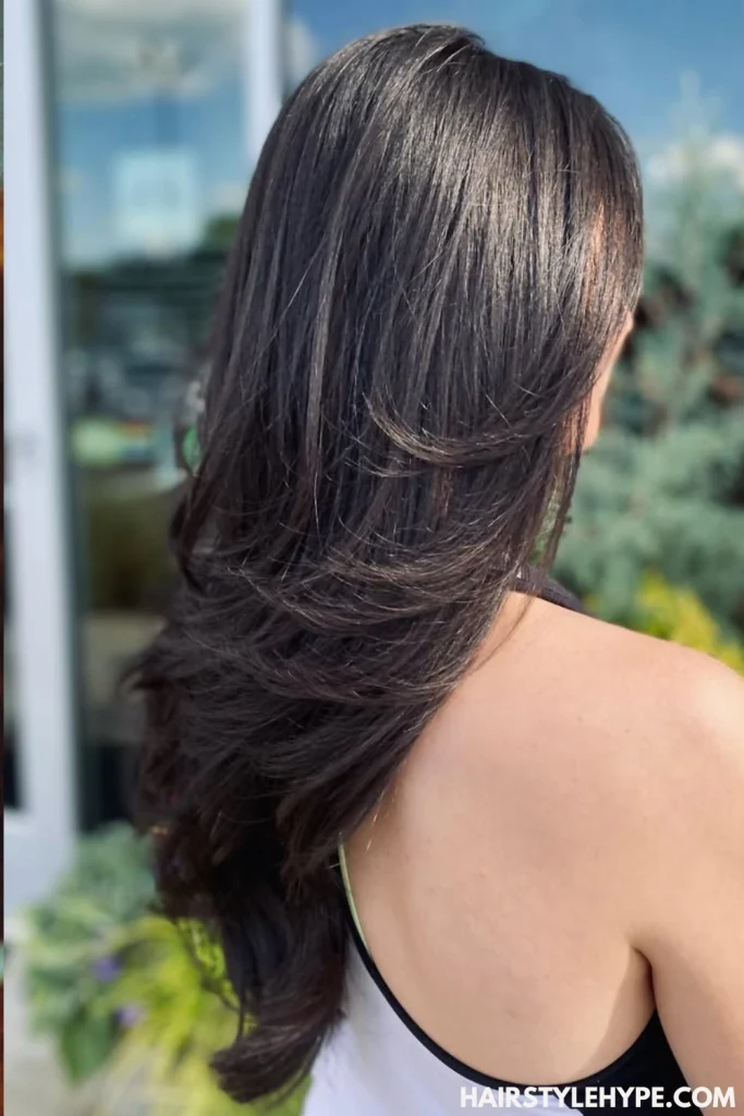  Butterfly Octopus Cut on Wavy Hair