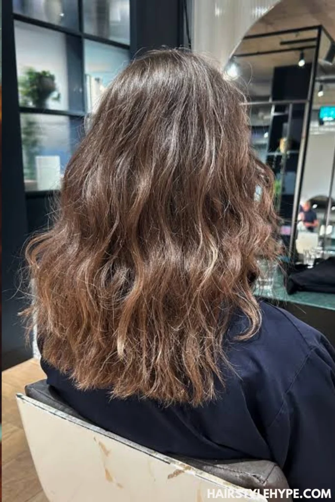 Classic Kitty Cut on Curly Hair
