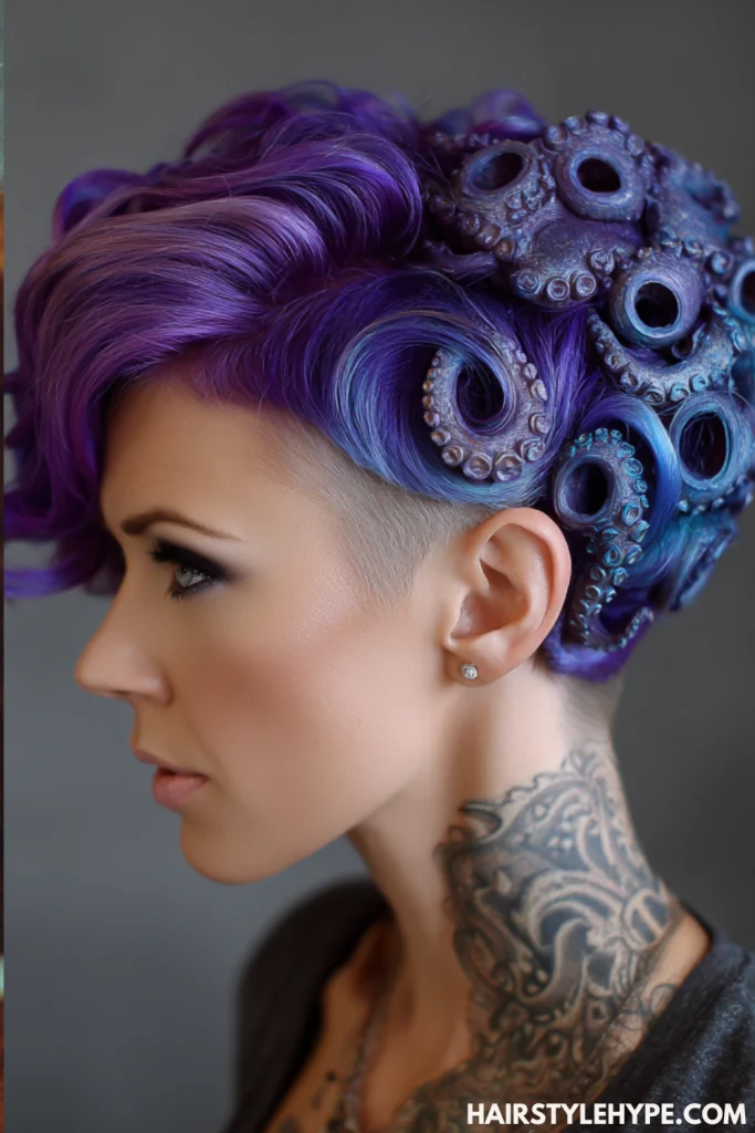 Colored Octopus Cut
