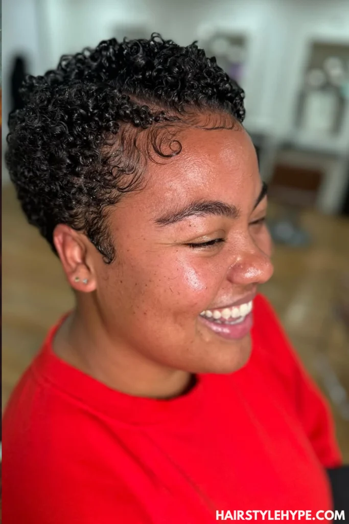  Curly Pixie Afro Wig